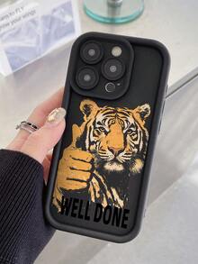 Minimalist Illustration Phone Case, Suitable As Birthday Or Holiday Gift For Friends, Family, Couples, Shockproof Protective Cover, Matte Soft Shell With Full Body Protection, Dust-Proof And Waterproof, Compatible With IPhone 16/15/14/13/12/11/Pro/ProMax/X/XR/XS/XSMax/7/8/PLUS And Models, Also Compatible With Oppo/Vivo/Infinix - Multicolor - View 1