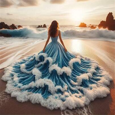 DIY Diamond Painting Kit For Beginners - Full Round Drill, Cartoon Theme Mosaic Art Craft, Perfect For Home Wall Decor & Gifts On Birthdays, Christmas, Halloween, Thanksgiving - Frame Not Included