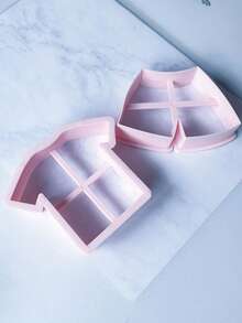 4 件塑料足球系列饼干模具 - 足球、鞋子、球衣、世界杯饼干模具、饼干模具、翻糖压制工具、家庭 DIY 糖霜饼干烘焙工具 - 淺粉色 - 查看 9