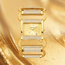 DAYAND NIGHT 2025 New Women's Quartz Watch – Luxurious Diamond Elegant Gold/Silver Fashion Wristwatch, Unique Design, Party Dress Accessory, Gift Box (Perfect For Valentine's Day, Anniversary & Birthday) - 彩色 - 查看 5