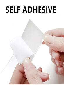 1pc/3pcs/5m White PVC Self-Adhesive Sealing Strip, Waterproof Sealant Tape For Bathroom, Kitchen Sink, Countertop, Bathtub, Bathroom Wall Corner, Home Bathroom Decor, Autumn Decor, Back To School - White - View 9