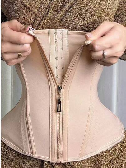 1 pieza Moldeador de figura para mujer, Cinturón entrenador de cintura negro, Banda de compresión para cintura y cadera, Cinturón reductor de cintura posparto, Cinturón colombiano minimalista con malla