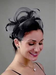 1Pc Fascinators Hats For Women Fancy Tea Party Hats 2024 Elegant 1950s Kentucky Derby Hats Feather Hair Clip For Bride Wedding Party Birdcage Veil Headband 1920s Headpiece For Horse Race Vintage Fedora Beret Hats 50s Outfit Church Hats Black Veil For Funeral 1940s Dresses Victorian Hat Pillbox Hats Lolita Accessories For Women Girl Birthday Mother's Day Halloween Christmas Gift - Multicolor - View 13