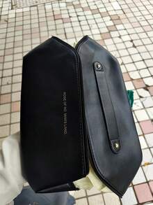 Túi đựng mỹ phẩm du lịch dung tích lớn đa chức năng đựng đồ vệ sinh cá nhân cho phụ nữ, túi đựng mỹ phẩm, túi đựng đồ du lịch có khóa kéo bằng PU di động, túi đựng đồ đi học, đồ dùng du lịch thiết yếu, túi đựng đồ du lịch cho kỳ nghỉ hè, bãi biển, túi đựng đồ trang điểm, túi đựng đồ trang điểm, túi đựng đồ trang điểm, túi đựng đồ trang điểm, túi đựng đồ dùng đi học - màu đen - Xem 7