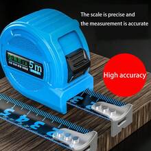 The Newly Upgraded Blu-Ray Tape Measure Is Waterproof, Wear-Resistant, Drop-Resistant, Thickened Shell, High-Accuracy Measurement 5m7m10m, And A Variety Of Specifications Are Available For Selection