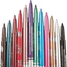 12 PCS Colorful Eyebrow & Lip Liner Set, Long-Lasting, Smooth, Retractable, For Women - aspic - View 1