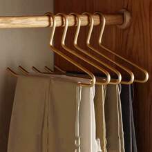 شماعات بنطلون من سبيكة الألومنيوم على شكل حرف L مانعة للانزلاق للاستخدام المنزلي والتجاري في المراكز التجارية والمدارس الداخلية