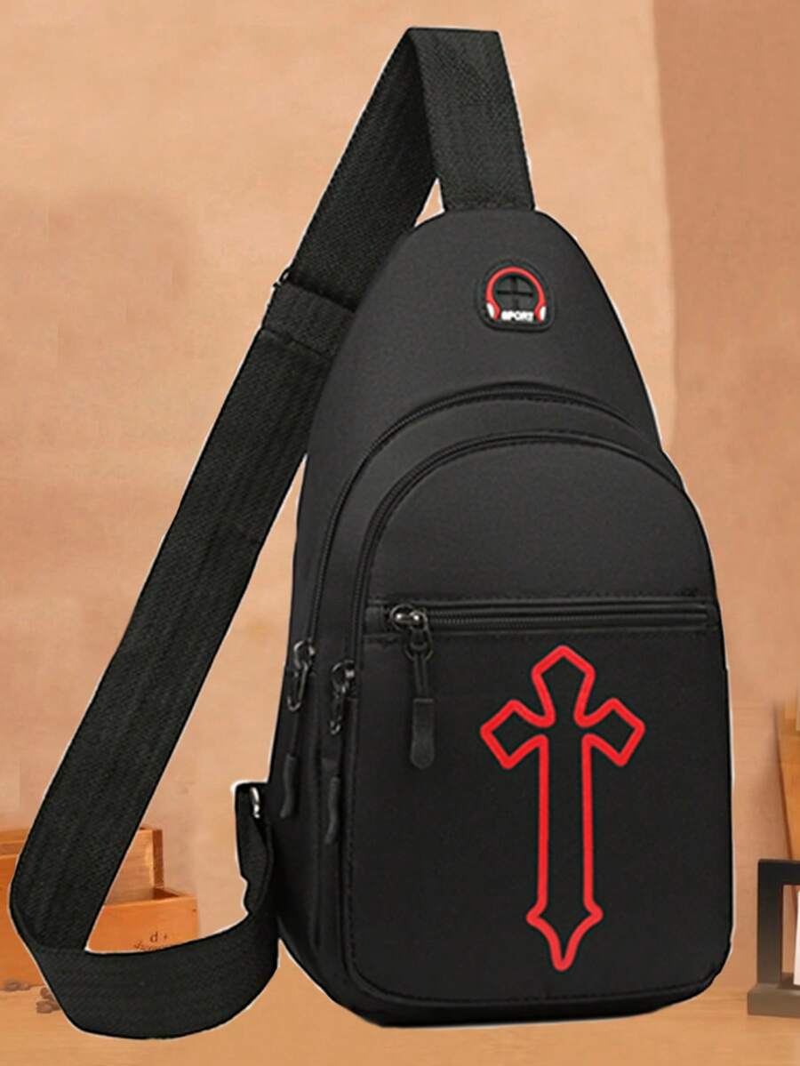 Nou impermeabil rezistent la uzură piept geantă bărbați Oxford pânză rucsac mic modă pânză nailon piept umăr crossbody geantă