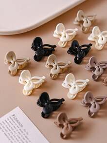 20-40 piezas Pinzas de pelo lindas y casuales para niñas, pinzas de pelo con margaritas mini transparentes, surtido de pinzas de pelo pequeñas y lindas para niñas, adecuadas para decoración diaria escolar - Multicolor - Ver 3