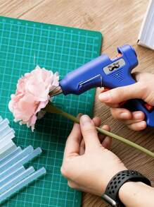 10/25/50pcs Highly Transparent Premium Silicone Hot Melt Glue Sticks, Clear Adhesive, Smooth, Odorless, Non-Drip, 0.27" X 3.95", Suitable For DIY Crafts, Woodworking And Repair Projects - Compatible With Most Glue Guns And Easy To Use, Tool Accessories