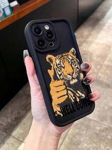 Minimalist Illustration Phone Case, Suitable As Birthday Or Holiday Gift For Friends, Family, Couples, Shockproof Protective Cover, Matte Soft Shell With Full Body Protection, Dust-Proof And Waterproof, Compatible With IPhone 16/15/14/13/12/11/Pro/ProMax/X/XR/XS/XSMax/7/8/PLUS And Models, Also Compatible With Oppo/Vivo/Infinix - Multicolor - View 4