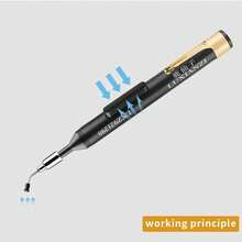 LUXIANZI Vacuum Suction Pen Kit With 3 Sucker IC SMD Tweezers Pick Up Tool Remover Sucker Pump Solder Desoldering​Sucking Pens