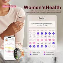 Anillo Inteligente Vintage para Mujeres y Hombres, Rastreador de Fitness con Monitor de Frecuencia Cardíaca, Rastreador de Sueño, 8 Modos Deportivos, Contador de Pasos, Impermeable IP68, Batería de 5 Días, Estuche de Carga Magnético de Cristal - 7 - Ver 6