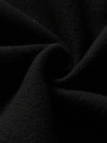 Y2K Mixed Emotions Blue "Rhinestone" Print,250g Polyester Men's And Women's Clothing Casual And Cozy Hoodies Leyo,  Long Sleeve Hooded Sweatshirt, Casual Versatile Top For Autumn Winter - 黑色 - 查看 3