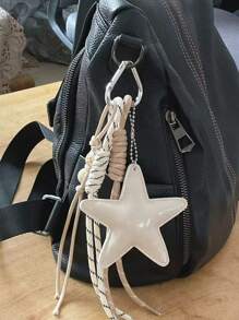 心形扣星形串珠吊坠 DIY 包饰 包袋装饰配件 猎豹纹背包装饰 汽车配件 女士包袋钥匙扣