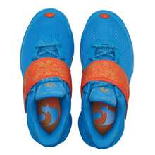 Under Armour D. FOX 1 HFD-BLU Basketballschuhe, Stoßabsorption & Grip, Unisex Sportschuhe, 3028807-419 - blau/orange - Übersicht 8