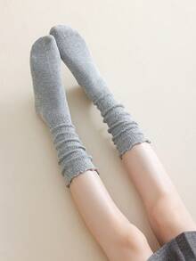 1/2/3/5 双装女士纯色镂空蕾丝边短袜，百搭可爱荷叶边短袜，ins风短袜，Y2K风格，舒适短袜