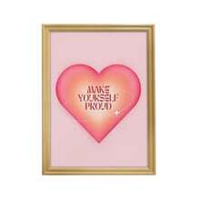 1pc 30*40cm(12*16inch)/40*60cm(16*24inch) Outer Framed Aura Angel Number Room Decor, Bedroom Wall Art Prints, Room Aesthetic Posters, Living Room Wall Collage Set Pictures, Inspirational Quotes, Cute And Stylish Dormitory Gallery Home Q - Vàng - Xem 2
