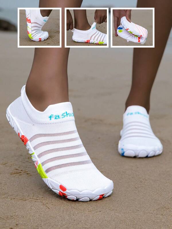 Damskie buty plażowe, buty do pływania i wody, antypoślizgowe, odporne na przecięcia, buty do nurkowania, skarpetki plażowe Barefoot Soft Bottom