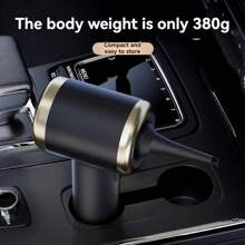 4-In-1 Powerful Suction Car Vacuum Cleaner, Wireless Handheld Vacuum Cleaner With High Power, Portable Wireless Vacuum Cleaner - Black - View 6