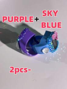 New Style, Ring With 3 Flowers, Single-Sided Rhinestone Counter, Middle Eastern Bead Counter, Muslim Prayer Bead Ring Counter, Daily Prayer Counter - Multicolor - View 17