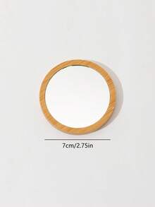 1pc/5pcs/10pcs/20pcs/68pcs Wooden Round Small Mirrors, Cute Portable Makeup Mirror For Handbag, Travel,Cheap,Stocking Stuffers,Makeup,Makeup Tools,Cheap Stuff,Gifts,Gifts For Women,Christmas Gifts - Multicolor - View 5