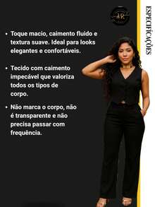 Women's Tailored Set, V-Neck Vest And Elegant Pants, Casual Fashion Blogger - Rust Brown - View 3