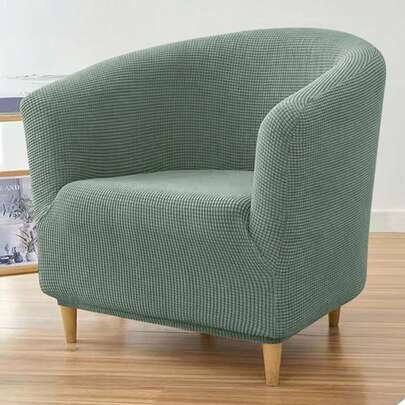 1/2 Vỏ bọc ghế co giãn, Vỏ bọc ghế sofa Jacquard, Vỏ bọc ghế chống trầy xước, Có thể giặt bằng máy, Thích hợp cho ghế bành câu lạc bộ, Vỏ bọc ghế phòng khách và phòng ngủ, Vỏ bọc ghế trang trí nhà bền và thời trang