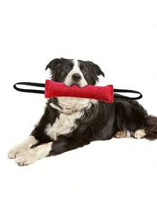 A Chew Stick With A Wear-Resistant Double Handle And Teeth Cleaning, An Interactive Dog Training Toy, Suitable For Puppies To Large Dogs. Ideal For Playing Tug-Of-War, The Durable, Unbreakable Rope Has Great Pulling Power. - Multicolor - View 4