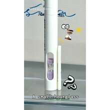 2pcs Time Timer Gel Pen With Rotatable Refill, Easy Creative Pen For Students, 0.5mm Black, For Office School, Home, Writing & Gift,(Color Random) - Multicolor - View 8