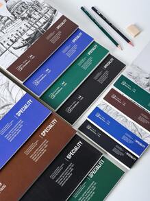 دفتر رسم سبيرال مقوى 1 قطعة، دفتر رسم مائي سميك مقوى 24 ورقة (78 رطل/160 جم/م2) A3/A4/A5، ورق رسم فني خالي من الحمض مناسب للرسم والرسم بالألوان المائية للبالغين والفنانين المبتدئين، هدية عيد الأم، لوازم مدرسية