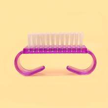 JEARLYU 10 pezzi set di spazzole semi-trasparenti per unghie, strumenti per la pulizia delle unghie che includono mini spazzole in corno di bue, spazzole per polvere di corno di bue trasparente, delicato sulle mani