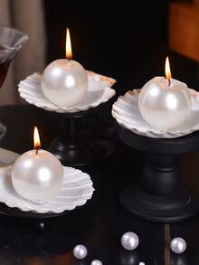 قطعة واحدة، شمع اللؤلؤ الصدفي، شموع العلاج بالروائح، شموع ديكور المنزل، شموع الزفاف، شموع العشاء الرومانسي الفاخرة بالروائح والؤلؤ، شموع صدفية بالروائح الجوية، هدايا مثالية للعطلات
