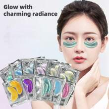 5/15/30 冷却凝胶眼部冰袋，抚平眼周细纹，减少眼周黑眼圈，舒缓凝胶眼膜贴，可用于旅行 - 彩色 - 查看 2