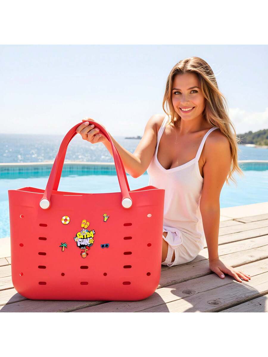Wasserdichte Eva Strandtasche Für Damen, Robuste Umhängetasche_voghion.com