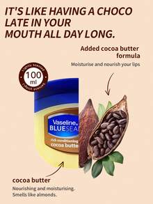 Vaseline 1瓶（100毫升）凡士林焦糖修护保湿啫喱，高纯度微晶焦糖香型啫喱，多用途修护身体、手部、足部和唇部肌肤，适合全家使用，秋冬季适用 - 杏色 - 查看 2