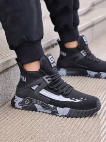 Unisex Versatile Casual Sports Shoes, Breathable Waterproof Anti-Crush Anti-Pierce Work Boots, Suitable For All Seasons