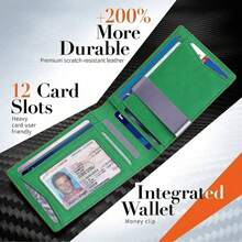 Portfel męski z włókna węglowego RFID, luksusowy, woreczek na pieniądze, smukły, cienki, męski, na karty, mały, krótki portfel męski Vallet Billfold