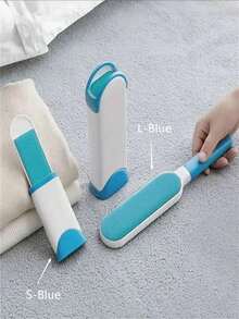 1pc Anti-Static Pet Depilation Brush, Clothes Depilation Brush, Available In Different Sized, Reusable Electrostatic Cleaning Brush, Electrostatic Dust Collector, Home & Travel Use Hair Removal, Suitable For Clothing, Pets, Fashionable And Simple Style, Available Colors: Grey/White, Blue/White (Please Refer To The Video For Disassembly And Cleaning Methods, Not Suitable For Cleaning Wet Hair) - Multicolor - View 7