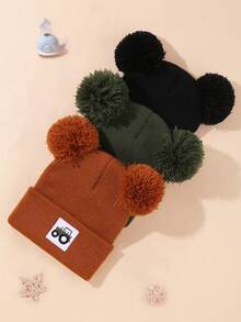 Cute Excavator Embroidery Design Is Warm And Hand-Washable, Making It A Perfect Choice For Outdoor Wear And Party Gifts. The Fashionable Excavator Embroidery Knitted Cap Is Warm And Suitable For Babies, Boys And Girls