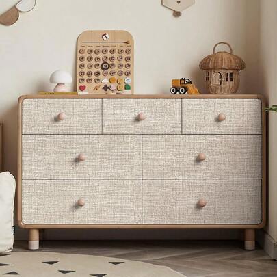 1卷自粘乙烯基壁纸，浅棕色可移除布艺壁纸，易撕易贴，适用于家居装饰、客厅、卧室、办公室、台面、抽屉/纹理墙面覆盖