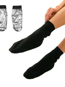 1 件桑拿足套汗手套，PU 运动汗足套，桑拿保温防裂保湿光滑涂层汗足套，家用 - 彩色 - 查看 7