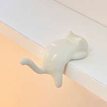 1/3 件可爱猫形桌边挂钩 - 适用于办公桌的线架收纳架、包包挂钩、钥匙扣、创意桌面手提包挂钩，适用于餐厅、咖啡馆、学校 | 装饰挂钩 | 桌面装饰 | 返校用品