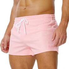 Shorts de entrenamiento para hombres con tiro de 3 pulgadas - Violeta claro - Ver 9