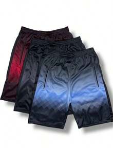 Kit With 4 Bermuda Shorts, Bermuda Shorts, Men's Polyester - Nhiều màu - Xem 3