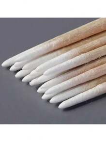 100 Stücke/200 Stücke Holz Nagelpflege Stäbchen, Holz Maniküre Spitzen, Nagellack Korrektur Werkzeug, Nagelpflege Zubehör und Werkzeuge, Schulanfang