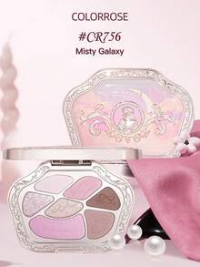 COLORROSE 7-Color Western Retro Eyeshadow Palette, Matte & Shimmer Eyeshadows, High Pigmentation, Long-Lasting, Smooth Texture, With Mirror, Multi-Function Makeup Palette Including Highlighter & Blush - CR756 - Xem 9