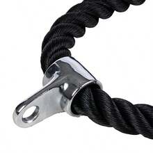 1PC Pull Down Rope Single Handle Triceps Biceps Strength Training Workout Attachment For Cable Machine Gym Fitness Pulley Workouts Equipment - Multicolor - View 11