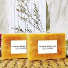 Turmeric Soap, A Hand Soap For Men And Women, With Foam Rich, Clean And Moisturizing Double Effects