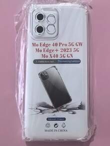 1 件透明手机壳适用于 Moto、OnePlus、Nothing 系列，简约纯色手机保护套，轻巧防摔 TPU 外壳（军用级防摔保护）防水防震防刮 - 無色 - 查看 25